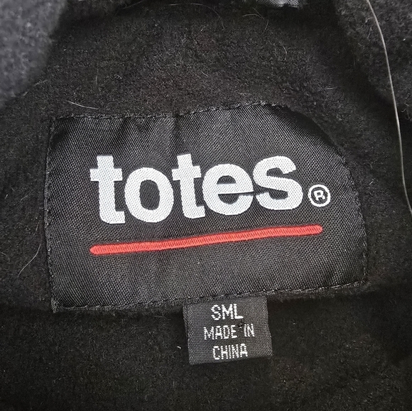 Totes Men's Black Hooded Storm Jacket Windbreaker Size Small. - Picture 4 of 8